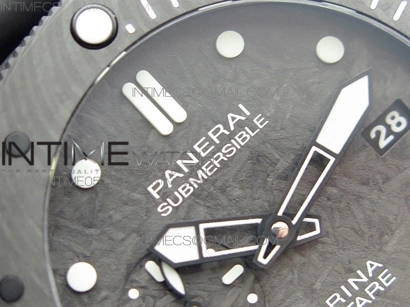 PAM979 Carbotech VSF 1:1 Best Edition Carbon Dial on Rubber Strap P.9010 Clone